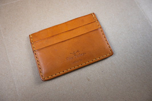 H 5 pocket card wallet Tan