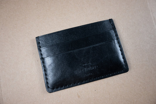 H 5 pocket card wallet Black